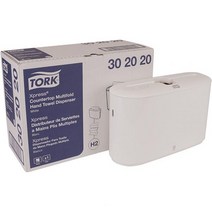 Tork. Xpress 카운터탑 다지 손수건 디스펜서 플라스틱 7.92 높이 x 12.68 너비 4.56 깊이 흰색 1개 케이스 MB550A MB640 MB540A와 함께 사용, Limited Edition