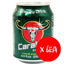 카라바오 에너지드링크 250ml, 6개