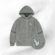 와릿이즌 WHATITISNT ANGEL PLUFFY HOOD ZIP UP MINT MG2303JK01MI 163133