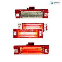 천장형 벽걸이겸용 근적외선히터/벽걸이히터/벽난로, 레드, 1.5kw