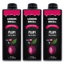 런던브릭스 리얼 자두 베이스 1L 3개