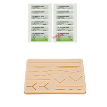 치아 틀니 관리 용품 실리콘 인공 인간의 피부 구강 치아 잇몸 봉합 훈련 키트 치과 및, f