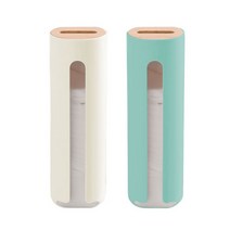 아그노 봉투 봉지 보관 정리함, 아이보리+민트, 2개