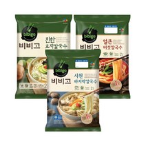 칼국수 3개 (진한교자+얼큰버섯+바지락, 칼국수 3개 (진한교자+얼큰버섯+