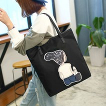 고급스러운 캐릭터 캠퍼스룩가방 대학생 숄더백 직장인 여성 가방 여대생 핸드백 큰 캐주얼백