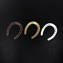 말발굽 소품 편자 1P 인테리어 풍수지리 집들이 개업 선물 행운 장식 금전운 번창 재물 액막이, B_골드
