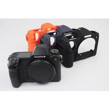 포토 스튜디오 키트 fujifilm fuji gfx 100s gfx100s gfx 50sii 50s2 카메라 실리콘 고무 케이스 바디 커버 프로텍터 프레임 스킨 하우징, 사파이어 블루