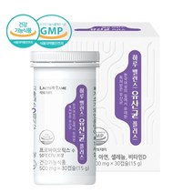 식약처인증 여성유산균 임산부 여성 프로바이오틱스 특허3종 50억유산균 장건강 식약처인증 대두 이소플라본 영양제 코팅 식물성캡슐 건강기능식품, 500mg, 30정