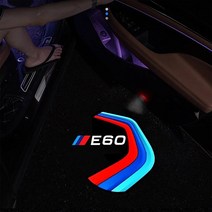 미니빔 프로젝트 프로젝터 스마트 단초점 휴대용 강의용 가정용 2X Led 자동차 도어 라이트 레이저 환영 빛, 01 For E60
