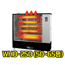 공장작업장난로 대형곱창난로 창고용 업소용 휴게소 석유돈풍기 WHO-250