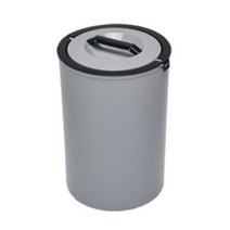 눌러드림 압축 휴지통 20L, 그레이, 2개