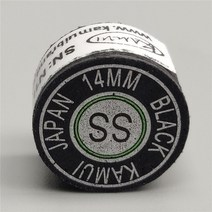 카무이 팁 블랙 일본 클리어 스탠다드 캐롬 풀 큐 스누커 당구 스틱 및 액세서리, [02] 11mm Snooker Tip MH, [01] Black 1 tip