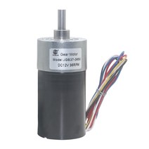 감속 기어 모터 속도조절 Jgb37-3650 DC 모터 전기 자동 커튼 감소 소형, 07 47 rpm_01 12v