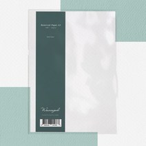 만년필용 Reservoir 레저버 페이퍼 낱장 A5 03_무지(Blank)