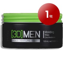 Schwarzkopf 슈바츠코프 모발 두피관리 프로페셔날 3D 맨 몰딩 헤어 왁스 100ml 1팩