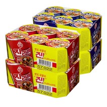 오뚜기 진라면 소컵 매운맛 65g*12개+순한맛 65g*12개, 1세트