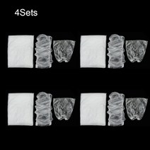 24Set 일회용 자동차 핸들 커버 범용 시트 레버 차량 플라스틱 보호 자동 인테리어 액세서리, [02] 4 Sets