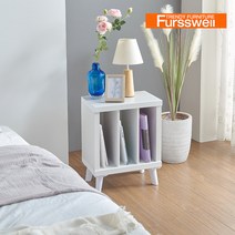 퍼스웰 450 협탁 칸칸 잡지꽂이 보조책장(YB_074), 아카시아화이트
