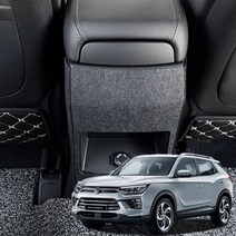 [베스트몰] 뷰티풀코란도 스크래치방지 자동차튜닝 퓨얼커버 #2513EA, 쿠팡 트렁크스텝커버