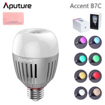 Aputure 어퓨쳐 Accent B7C LED 라이트 키트 케이스, B7C 라이트-1개