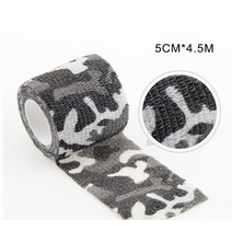 무릎보호대 운동선수보호대 5cmx4.5m 문신 붕대 하트 모양의 핑크 위장 탄성 랩 테이프 자체 접착 스포츠 보호대 발목 무릎 손가락 팔, 2번