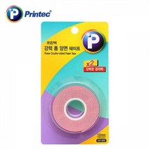 테이프종류 테이프 프린텍 강력폼양면테이프리필 DS1202 12mm 2m, 본 상품 선택하기