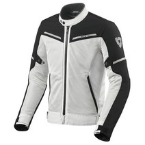 레빗 여름용 라이딩자켓 보호대상의 AIRWAVE3 JACKET SILVER-BLACK, M
