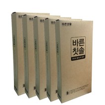 바른생활 바른칫솔 바이오 플라스틱 함유 8매입 x 5팩(총40개입), 8입
