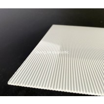 광확산 아크릴 얇은 조명용 쫄대 질감 PMMA 밀키 화이트 디퓨저 플렉시 유리 시트 골 판지 플레이트 LED 조명 커버 MM 두께, [03] Xmm, [01] mm thickness, 1개
