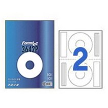 한국폼텍 폼텍라벨지 CD라벨 3642P 100매, 없음