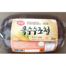 ForU947 윤기 옥수수 조청 경일식품 식당 3kg 물엿 용 식자제 식자재 마트 쇼핑몰, 1개