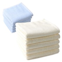 모던리빙 모던뱀부 130g 수건 세면 타올, 10장, 베이지+연하늘