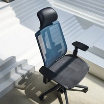 듀오백 D3에어로 D3-HM Airo 풀메쉬의자 일반베이스 사무용 컴퓨터 게이밍 공부 책상(시공)D3-HM, 레드_일반 베이스