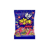 롯데 핵짱셔요 미니 벌크 195g 심심풀이 사무실간식 탕비실 졸음방지 어린이집선물 등산간식, 14개