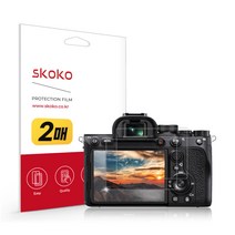스코코 소니 A7R4 무반사 AR 액정보호필름 2매, 단품