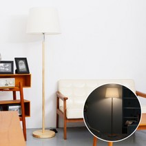 [베이직팩토리]카르네 장 스탠드(우드)/조명, 색상:브라운