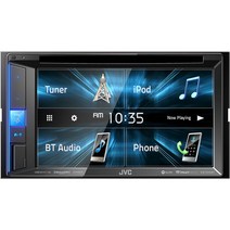 JVC KWV250BT 2DIN 6.2인치 터치스크린 자동차 스테레오 DVD 플레이어 수신기
