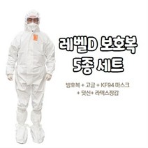 레벨D 방호복 고글 5종세트 가드웨어 드림가드 보호복 의료용 방역복, 드림가드 L, 청색 S, FS01 (안경형)