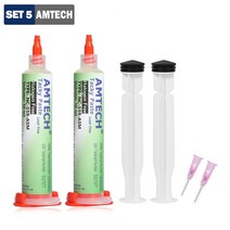 AMTECH NC-559-ASM Flux No Clean Nc 559 납땜 SMD BGA Reballing 용접 Amtech 플로우 + 바늘 재가공 공구, 06 559 - F