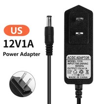 12V 1A 전원 공급 장치 어댑터 미국 EU AU UK 플러그인 AC/DC 변환기 100-240V ac-dc 12W 1000mA CCTV LED, 02 US Plug_01 DC 12V_01 1A, 02 US Plug_01 DC 12V_01 1A