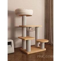 캣타워 하우스 창문 팻풀 게단 집 고양이 선반 타워 수름다리 캣워커 원목 미니 스캐쳐스, 1. 열매 모형