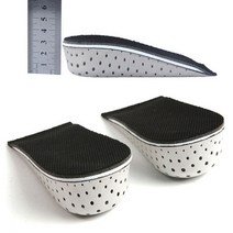 메모리폼깔창 fvyvl 1 쌍 여성 남성 편안한 높이 증가 깔창 남여 삽입 메모리 폼 안창 신발 전체 hlaf 패드 쿠션 선물, 반 깔창, 3cm