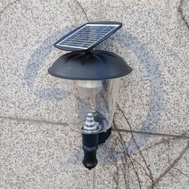 솔까든 태양광 외부벽등 옥외방수 복고감성 주마창문 벽등 태양광 벽부등 12LED 백열전구 60W 밝기 전구모양 정원등