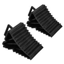 주차턱 주차 방지턱 주차장 경사로 차량 블럭 진입판 2pcs 자동차 Anti-slip 블록 어 슬립 스토퍼 휠 정렬, 01 A