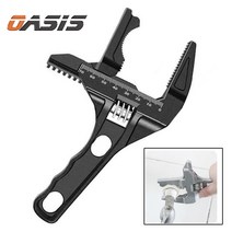 광폭 아크형 몽키스패너 70mm 싱크대 렌치 세면대 부속 배관, C22:광폭 몽키 스패너(경량)