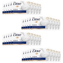 Dove 오리지널 뷰티 바 2.6온스 36개입 1/4 모이스처라이징 크림 함유 116761, Unscented_3.75 Ounce (Pack of