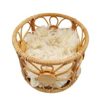 레트로 소품 촬영 인테리어 북유럽 소품 신생아 사진 소품 바구니 레트로 등나무 라운드 의자 비비 액세서, 05 B Chair Mat