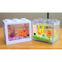 산호초 마리모 세트 7종 마리모밥 증정, 산호초02 블랙블럭[핑크]  LED 전구5ml밥