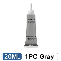 가죽소파 가죽 시트 셀프복원가죽 수리 젤 20ML 다채로운 자동차 스크래치 균열 홈 & 카시트 보완 리, 01 1PC Gray