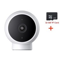 홈캠 가정용cctv 베이비캠 펫캠Xiaomi-스마트 카메라 360 Mi Home Baby Monitor 2K Pro 1296P HD WiFi 비디오 감시 웹캠 야간 투시경 보안, 2K Camera 32GB_AU Plug | CHINA